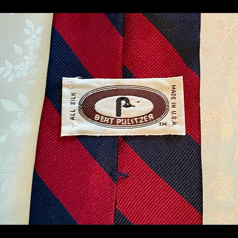 Bert Pultzer 100% Pure Multi-Color Sillk Men's Tie